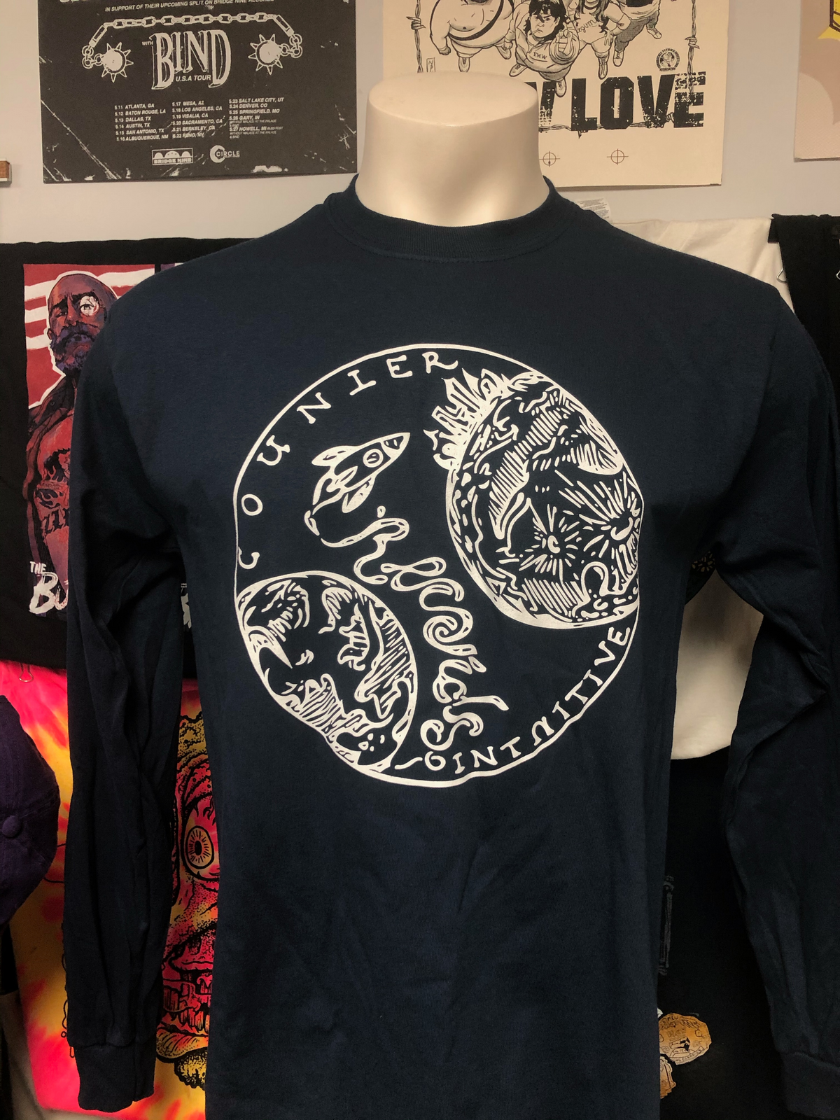 CI Logo Long Sleeve - Navy Blue