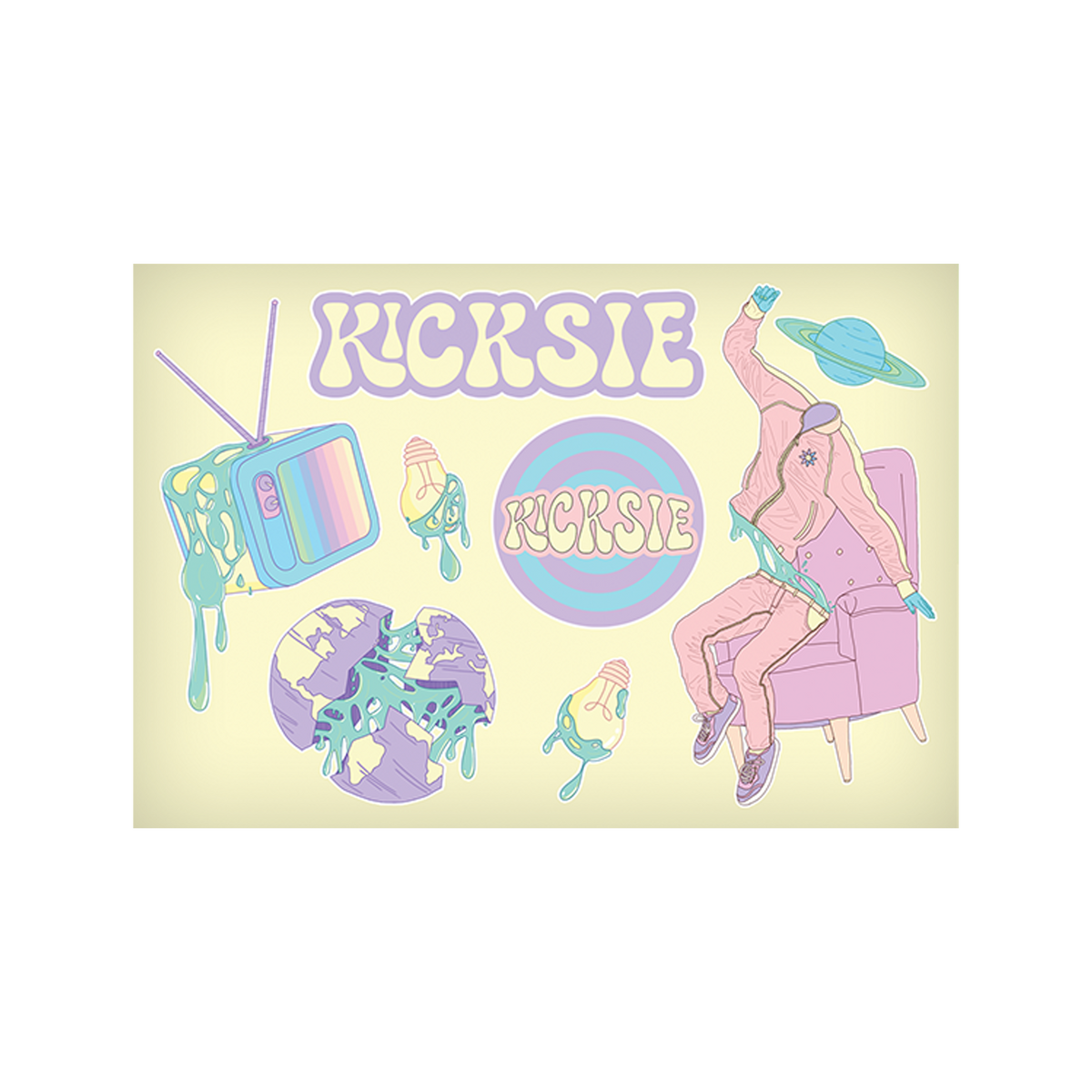 Kicksie - Sticker Sheet