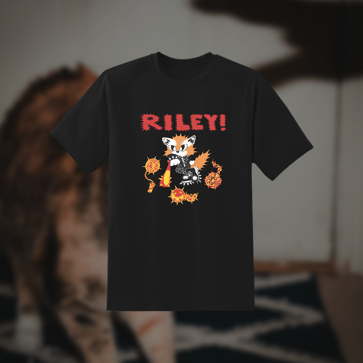 Riley! - Punk Cat Shirt (Pre-Order)