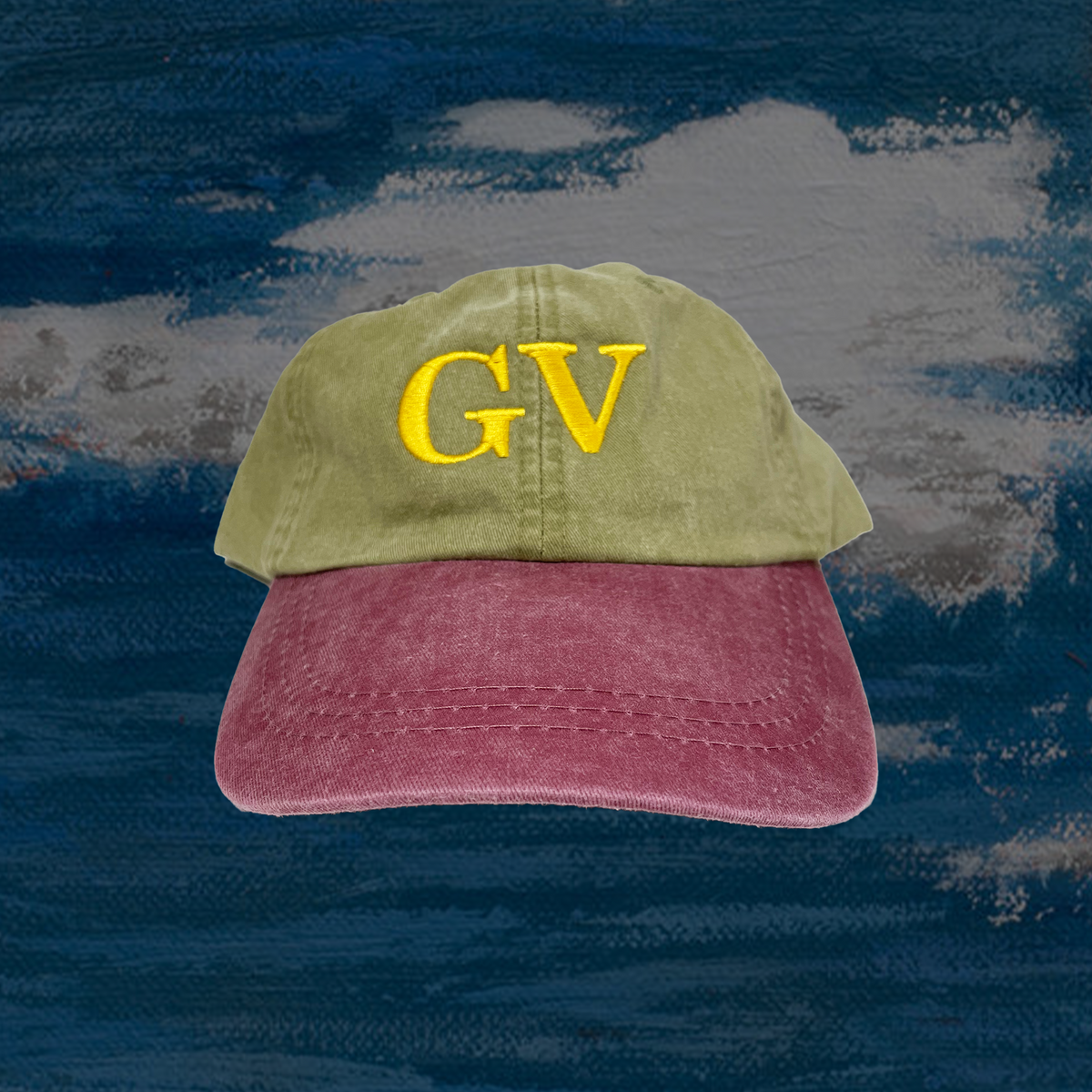 Grandview - GV Hat - Olive/Maroon