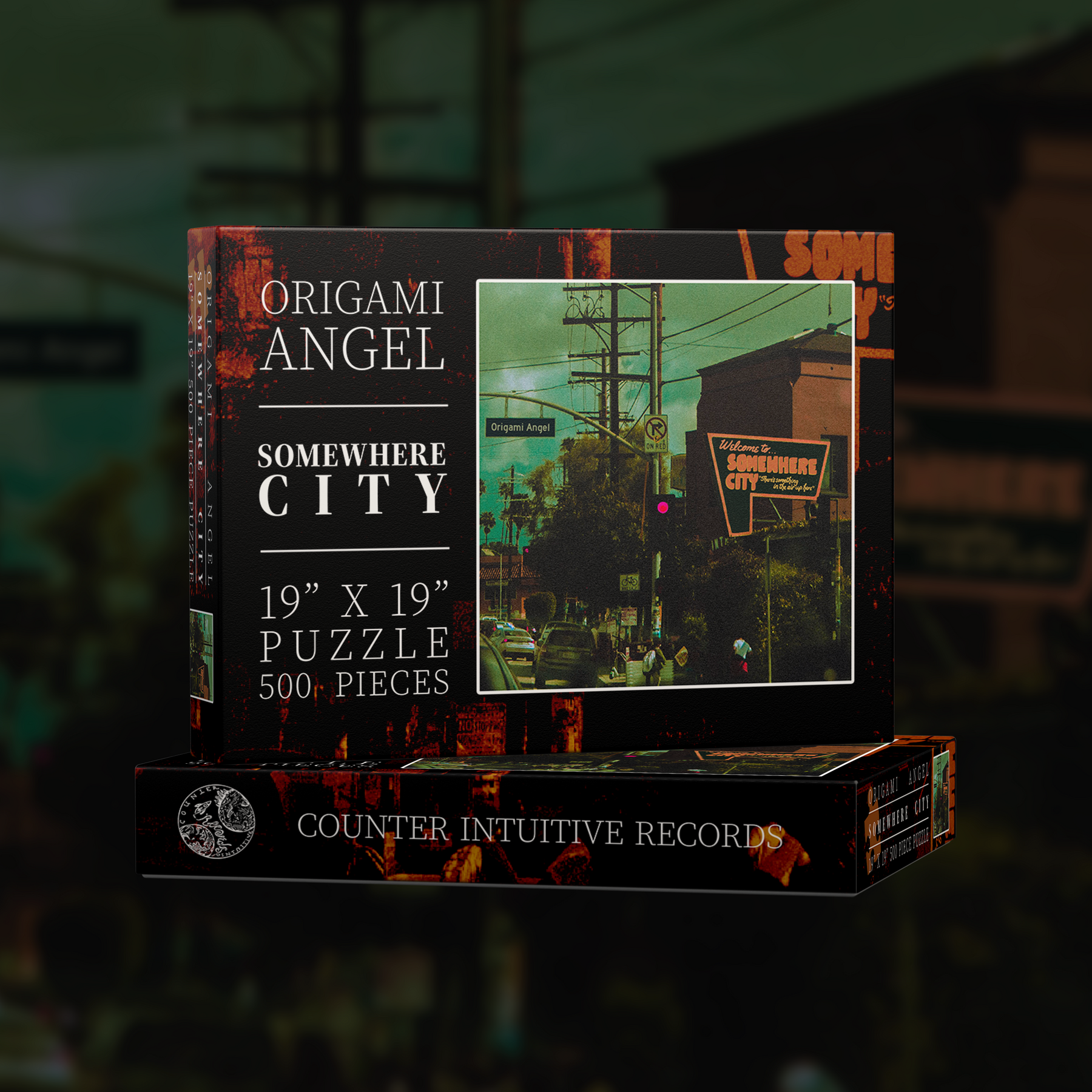 Origami Angel - Somewhere City Puzzle