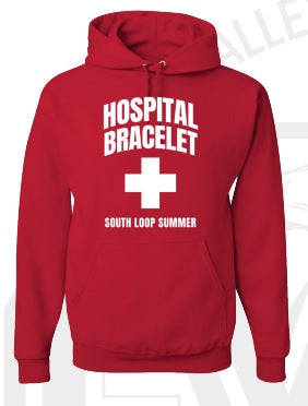 Hospital Bracelet Lifeguard Hoodie